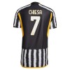 Juventus 2023-24 Chiesa 7 Hjemmedrakt Kortermet